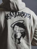 Sudadera Oversize "HALO"- Beige