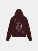 Sudadera "ALL IN"- Burgundy