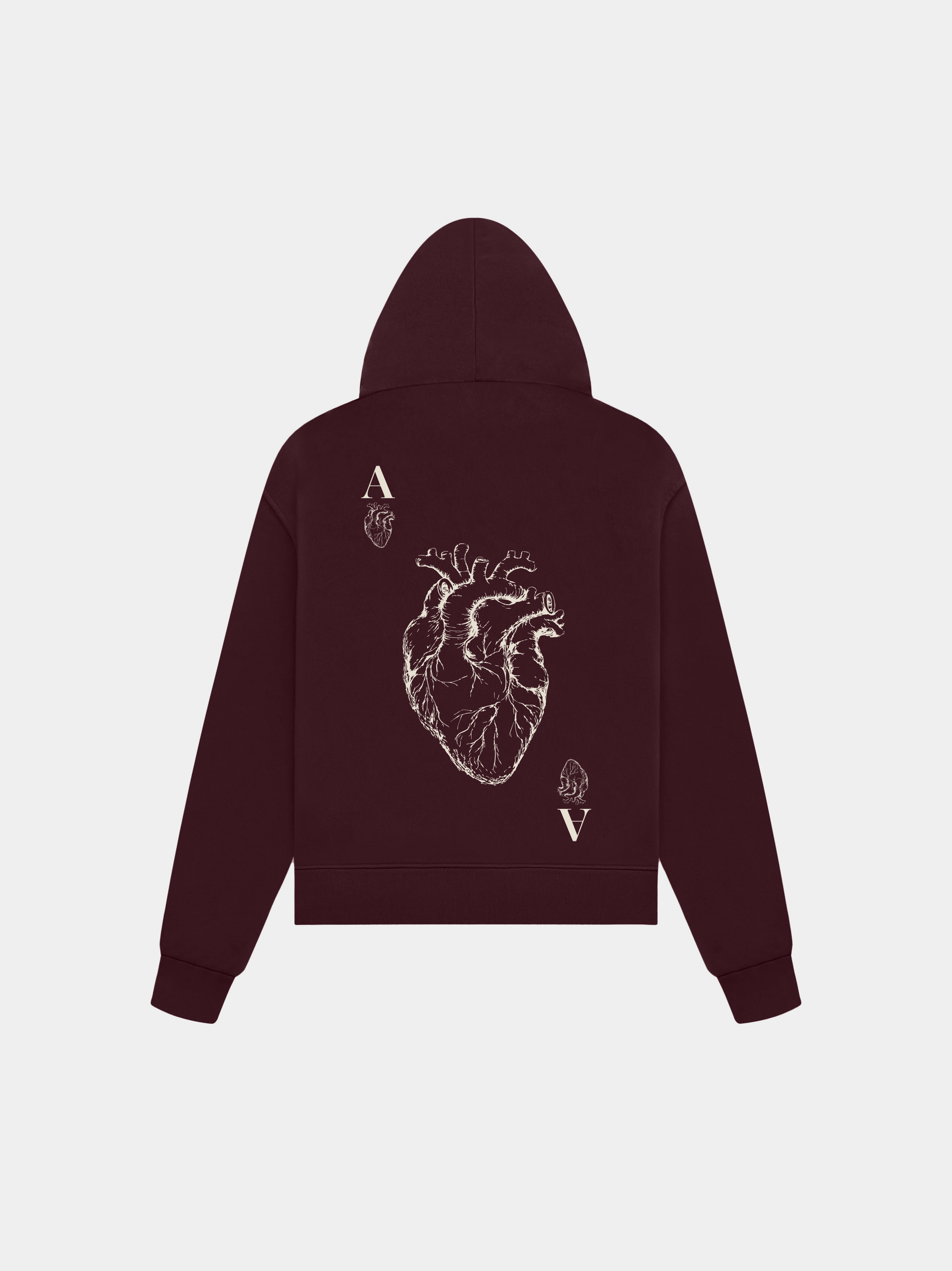 Sudadera "ALL IN"- Burgundy